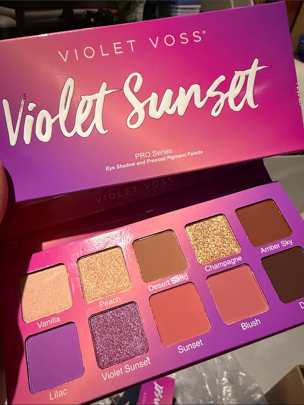 Violet Voss Violet Sunset Palette — Violet, Pink & Gold Shades